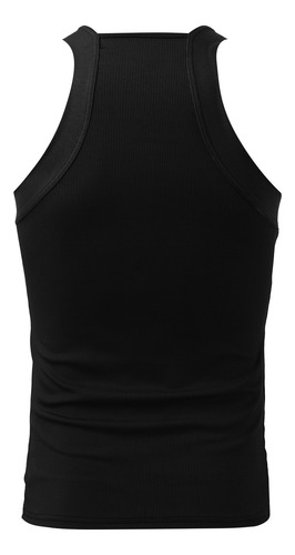 Camiseta Sin Mangas Ajustada Y Elegante Para Hombre