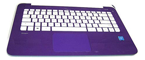 Panel Tactil Para Hp Stream 14-cb 14-ax Teclado Color Morado