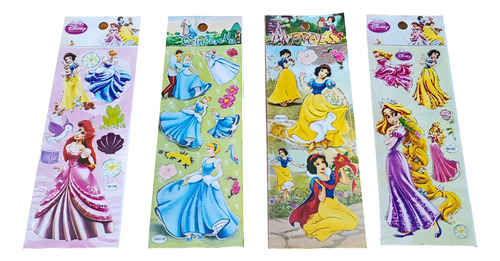 20 Stickers Princesas Disney  Surtidos Souvenirs V. Crespo