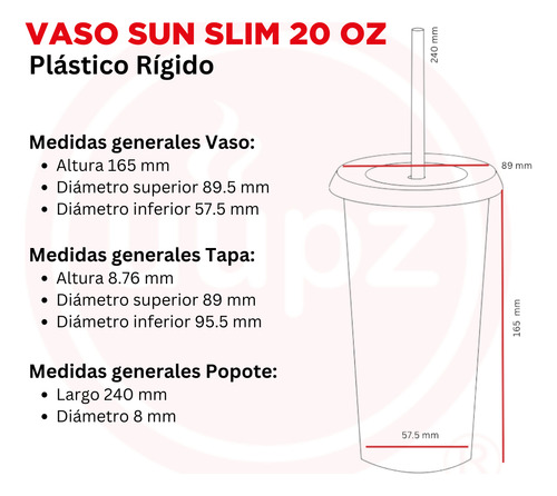 10 Vasos Reusables Tipo Star 20 Oz Con Tapa Plana Color Combinado