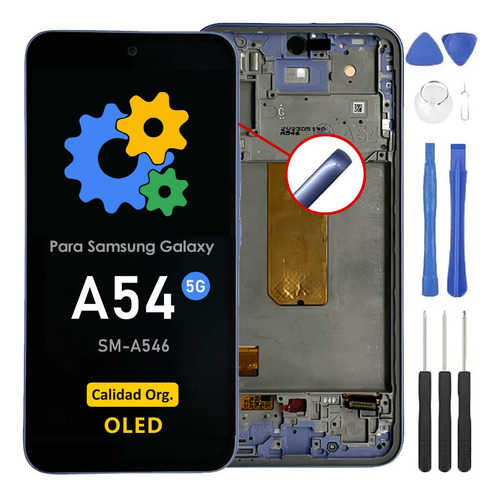 Pantalla Display Para Samsung A54 5g A546 Oled Orig+marco Vi