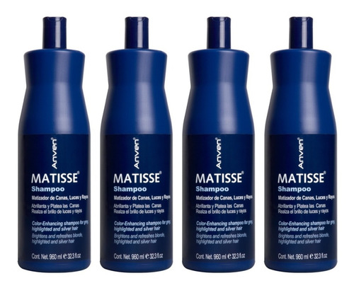 Anven Kit De 4 Shampoo Matisse 960ml