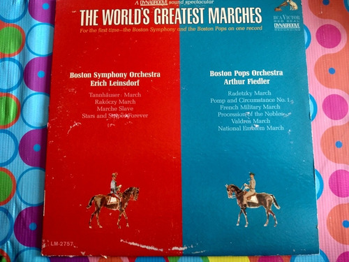 The World's Greatest Marches Lp Boston Symphony Orchestra