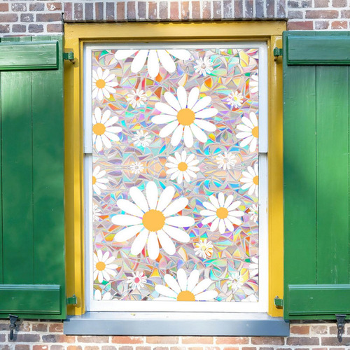 Película Adhesiva Para Ventana Con Diseño De 43cmx100cm
