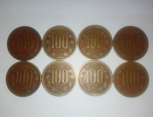 Monedas De 100 Pesos Decada De Los 80