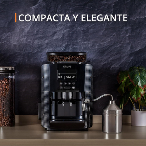 Cafetera Súper Automática Krups Essential (oferta Julio 25) Negro