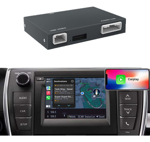 Navivox Carplay Adaptador Automático Inalámbrico Para Toyota