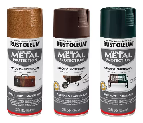 Pintura en Aerosol Metal Protection Martillado Rust-Oleum