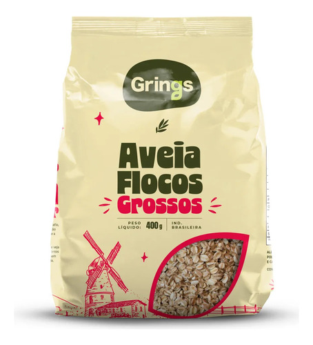 Grings aveia em flocos graúdos 400g