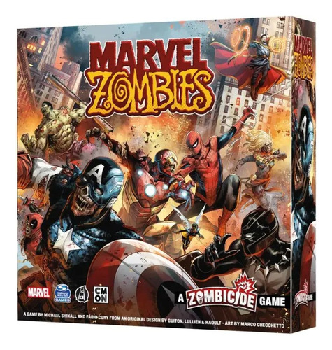 Zombicide Marvel Zombies Juego De Miniaturas Español