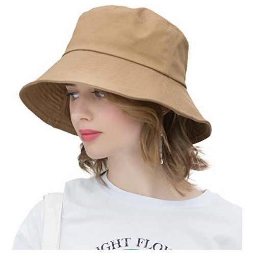 Sombrero De Algodón De Ala Ancha Para Mujer Talla Única