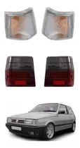 Comprar Kit Faros Delanteros Fiat Uno + Lentes Faros Traseros Fume 