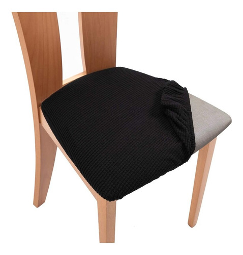 Pack De 6 Fundas Cubre Asiento Para Sillas De Tela Cuadrille