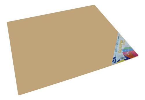 25 Cartulinas Escolares Saira 50x65 180grs Un solo color Color Beige Lisa