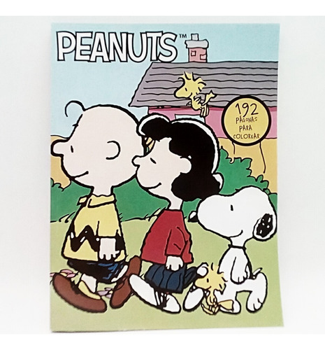 Libro Jumbo Para Colorear Peanuts Snoopy 192 Pag