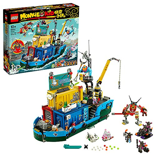 Edificio Lego Monkie Kid: Equipo Secreto De Monkie Kids Hq 8