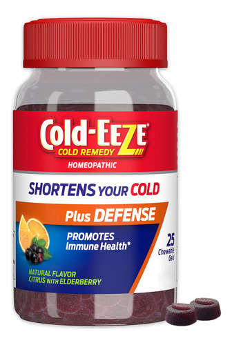 Cold-eeze Plus Defense Natural Citrus Con Geles Masticables