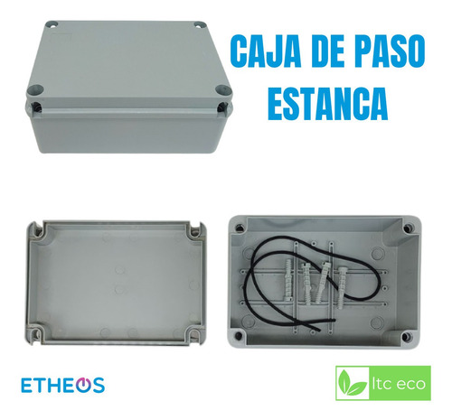 Imagen 2 de 10 de Caja De Paso Luz Estanca Exterior 220x150x90 Pvc Electricas