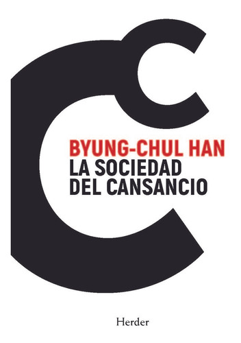 Libro La Sociedad Del Cansancio - Han, Byung-chul