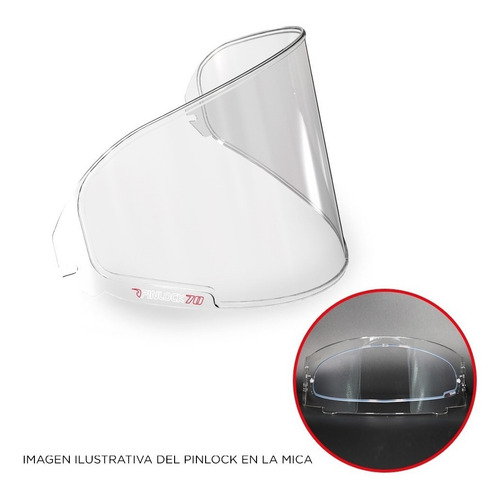 Imagen 2 de 2 de Mica Pinlock Para Casco Rkt 26 Joe Rocket
