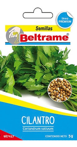 Semillas De Cilantro Aromatica Beltrame 5g Huerta