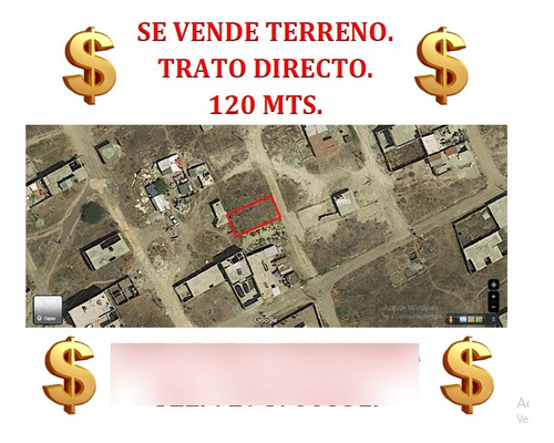 Se Vende Terreno, Listo Para Construir. 120mts