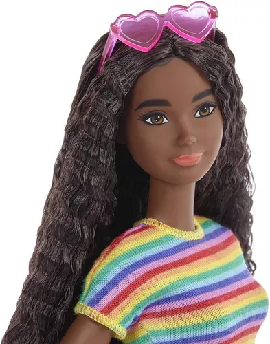 Boneca Barbie Original Negra Cadeirante C/ Cadeira De Rodas