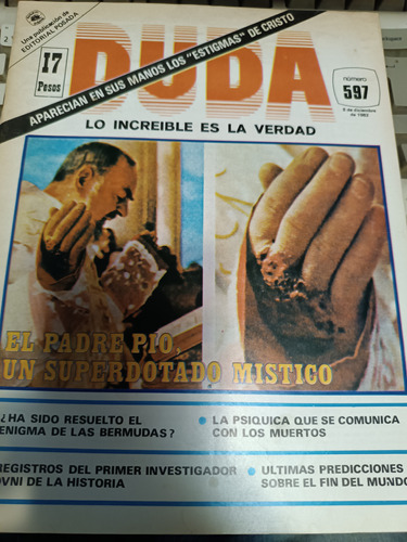 Revista Duda Lo Increíble Es La Verdad 597