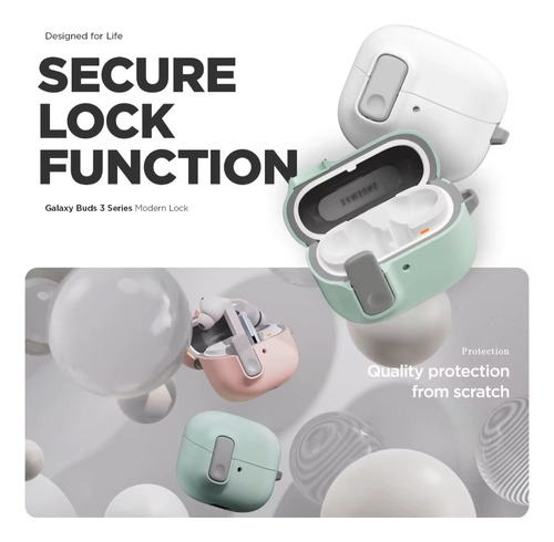 Carcasa Con Clip Y Muy Resistente Para Galaxy Buds 3 Y 3 Pro