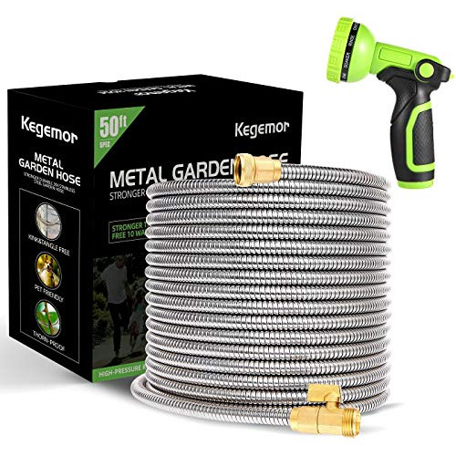 Ceguemor Garden Hose 25 Ft-metal Water Hose -flexible K25g4