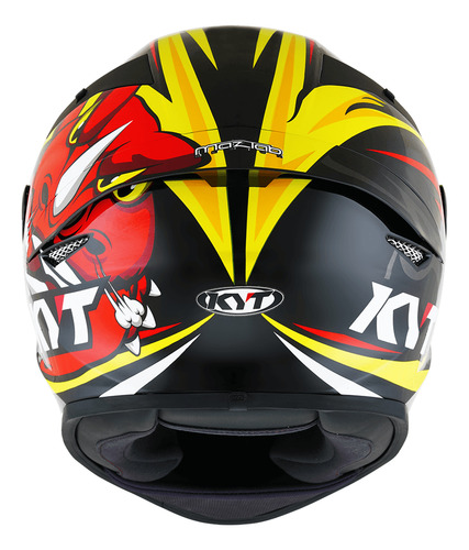 Capacete Kyt Tt-course Rhino C/ Spoiler Super Queimão