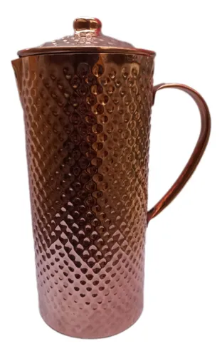 comprar Jarra De Cobre, Capacidad 3lts, Diseño Martillado Profundo 