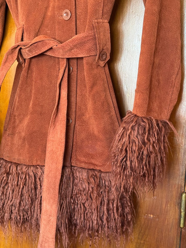 Tapado Trench Gamuza (real) Forever 21 Talle S (Usado)