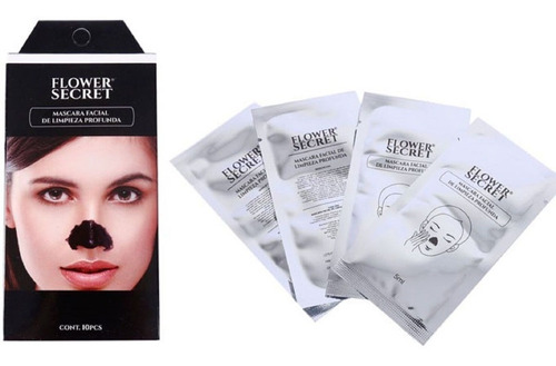 Pack 10 Mascara Facial De Limpieza Profunda Puntos Negros 