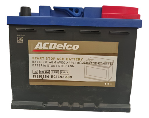 Bateria Acdelco Aveo Ng 1.5 2018-2023