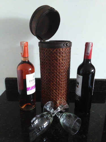 Estuche De Madera Para Botellas - Vino Whisky Ron Vodka