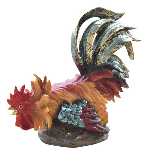 Estatuilla De Gallo, Estatua De Animal, Pollo Creativo,