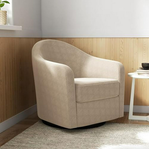 Sillón Giratorio Suave Dhp, Boucle Color Beige