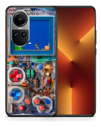 Funda Para Oppo Gameboy Transparente Super Mario 2d Imagen