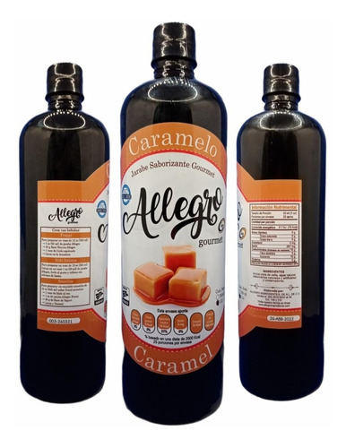 Jarabe Saborizante Allegro (caramelo) 1 Lt