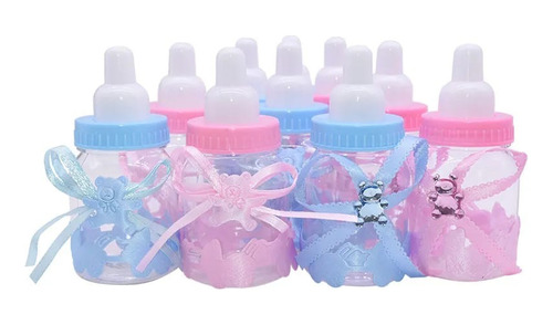 Mini Mamadera Baby Shower Recuerdos 12 Piezas