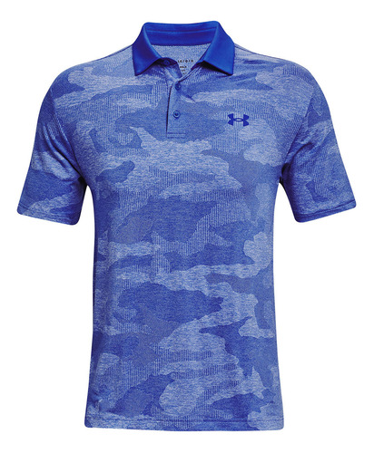 Polera Polo Ua Playoff 2.0 Jac Hombre Azul Under Armour