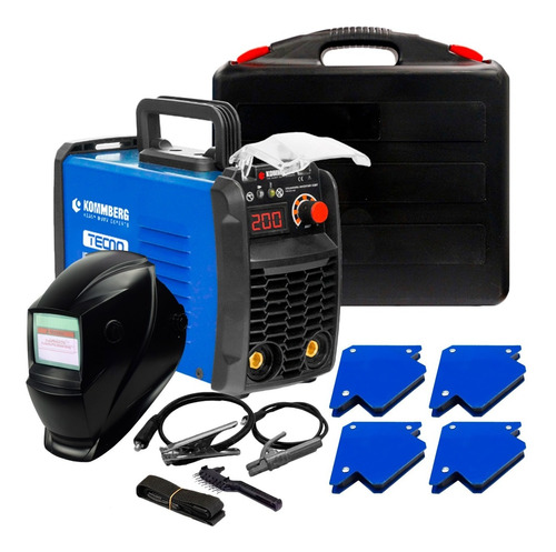 Soldadora Inverter Kommberg 200 Amp + Mascara + Sop + Cuotas