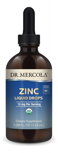 Zinc Sublingual +absorción Mineral Esencial Dr Mercola 115ml
