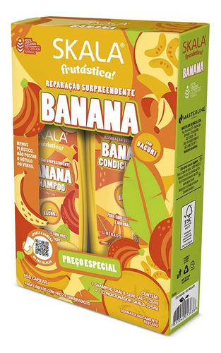 Kit Shampoo + Condicionador Skala Banana 325ml Skala Kit