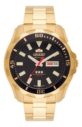 Relógio Orient Automático Dourado 469gp078f P1kx