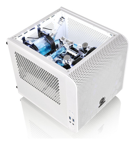 Thermaltake Core V1 Snow Edition Spcc Mini Itx Cube - Chasi. Color Nieve