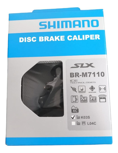 Caliper Hidráulico Shimano Slx M7110 2pistones P/bicicleta