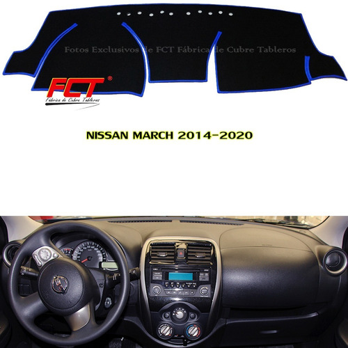 Cubre Tablero Nissan March 2015 2016 2017 2018 2019 Fct