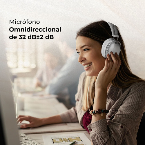 Audífonos Para Disp Inalámbricos Luxe Pure Hp730 Bt 5.4 Color Negro